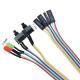 65CM Slim Computer Motherboard Power Cable Wire Harness 28AWG 26AWG 24 AWG Wire