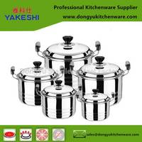 Best Selling OEM 10pcs Stainless Steel Cookware Set and...