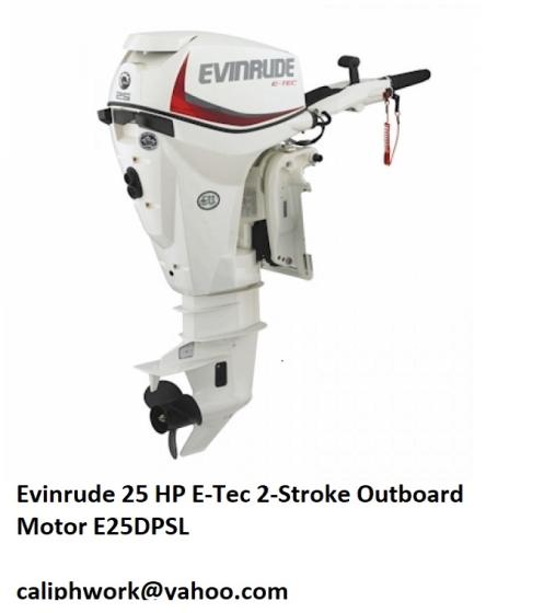 Evinrude 25 HP E-Tec 2-Stroke Outboard Motor E25DRGL 2017(id:10757559