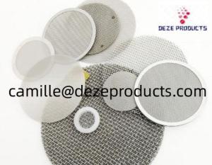 Wholesale filter disc: DEZE Filtration Wire Mesh Filter Disc