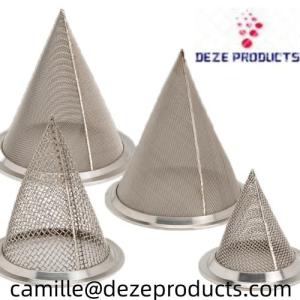 Wholesale woven wire mesh: DEZE Filtration Witches Hat Filters