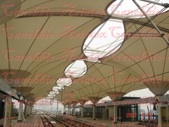 Tensioned Membrane Structure Awning of Railway Station(id:4538125 ...