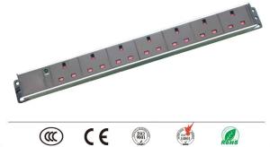 Wholesale g: Horizontal 19inch ,7 Port, BS1363 Socket with Master Switch PDU