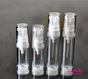 Wholesale airless pump bottle: Clear Airless Spray Bottle 5ml-10ml