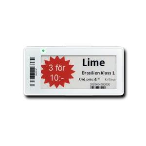 Wholesale paper tag: SUNY ESL 2.9 Inch Esl Tag E-ink E-paper LED Light Electronic Supermarket Shelf Label