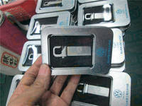 CaraUSB Help Shanghai Volkswagen Store Custom Metal Mini Carabiner USB Flash Disk Gifts