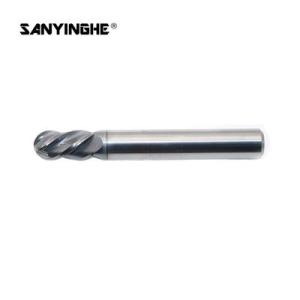 Wholesale Machine Tools: 4 Flute Ballnose Spiral Solid Carbide End Mills CNC Router Bits 5mm 10mm Milling Cutter for CNC Mill