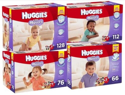 huggies diapers little movers size 6