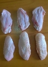 Wholesale wings: Grade A Frozen Chicken Mid Wing