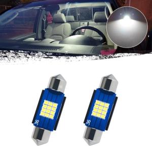 Wholesale auto light: 36mm LED Car Truck Trailer Tractor Auto License Plate Light Reading Light Interior Light