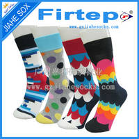 Fresh Color Custom Design Casual Men's Socks