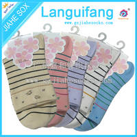 Fashional Stripe Design Cotton Socks for Young Girls