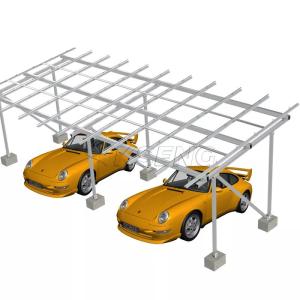 Wholesale solar pv system: High Strength Solar Carport Installed Structure Solar Pv Carport Mounting Brackets System