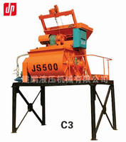 JS400,JS500,JS750,JS1000,JS2000 Two Shaft Compulsory Concrete Mixing Machine