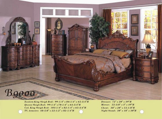 B9000 Solid Wood Bedroom Set Id 5005422 Product Details