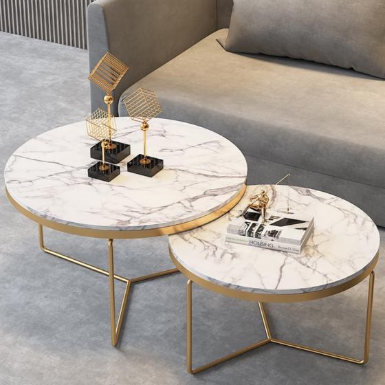 Solid Surface Modern Coffee Table, Contemporary Coffee Table Round