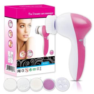 Wholesale cleanse paper: Face Exfoliator Brush Skin Care Electric Silicone Facial Cleansing Brush Sets Manufacturer