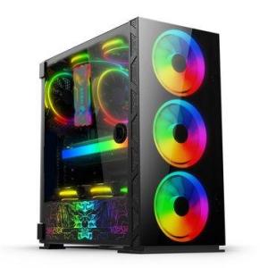 Wholesale full size cpu card: PC Case Accessories CPU   PC Case Gaming Computer  Case for PC with  Color Fans