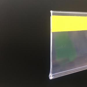 Wholesale plastic mold: Plastic PVC Extruded Label Holder Data Strip Price Tag Molding Ticket Holder