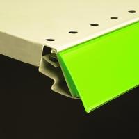 N Shelf Channel Edge Cover Data Strip Label Holder Strip Price Tag Sign Holder for Display Rack 5