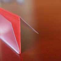 N Shelf Channel Edge Cover Data Strip Label Holder Strip Price Tag Sign Holder for Display Rack