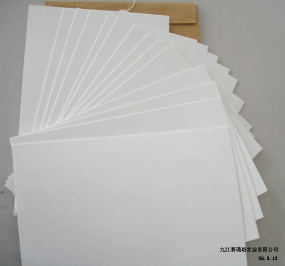 White Celluloid Sheets - JiuJiang Celluloid Manufacturing Inc