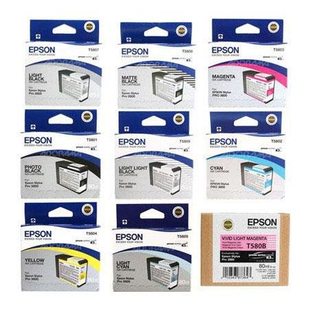 Epson Complete Ink Cartridge Set for Stylus Photo 3880 Printer(id ...