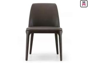 Wholesale dining chair: Armless Wood Black Leather Kitchen Chairs , Elegant Light Wood Dining Room Chairs