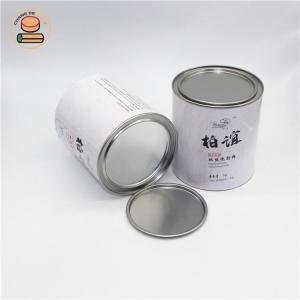 Wholesale fancy products: Food Grade Composite Paper Tube Packaging for Food Powder Baking Powder with Sealed Tinplate Lid