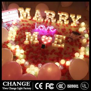 Wholesale led night lamp: Night Lamp LED Letters Lights for Christmas Birthday Wedding Party Wedding Bedroom Wall Hanging Deco