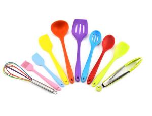 Wholesale kitchen pot: Food Grade Durable Silicone Cooking Utensils Set