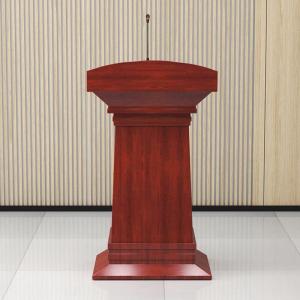 Wholesale wooden: Modern Wooden Podium for Church Pulpit and Rostrum School Speech Desk and Concert Podium School