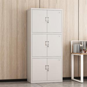 Wholesale storage cabinet: Three-Section Filing Cabinet File Storage Solution for Home or Office Use with Lock