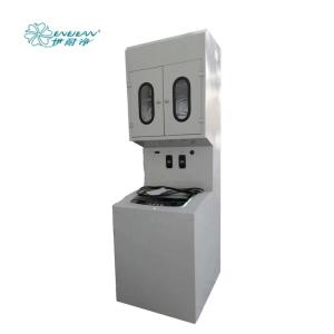 Wholesale shoes washer dryer combo: Full Automatic Coin Operated Stack Shoes Washer Dryer Combo for Self Service Laundry Shop