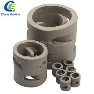 Wholesale column packed tower: Ceramic Pall Ring Random Packing