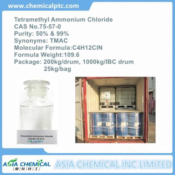 Tetramethyl Ammonium Chloride 50% 99% CAS 75-57-0(id:11739570). Buy ...