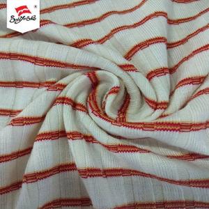 Comfortable Rayon Polyester Spandex 8*5 Rib Strip Jersey