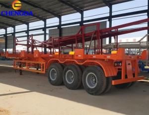 Wholesale 20ft trailer: Semi Trailer Frame 3 Axle Container Chassis Trailer 40ft Skeleton Semi Trailer
