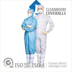 Wholesale cleanroom fabric: Cleanroom Apparel ESD Coveralls Bunny Suits