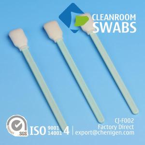 Wholesale foam swabs: CJ-F002 Large Rectangular-Head PU Foam Cleanroom ESD Swab