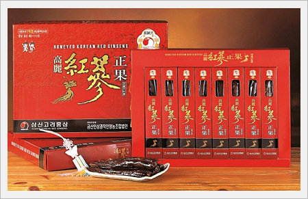 Honey Korean Red Ginseng(Soft & Original Form of Red Ginseng)(300g)8roots