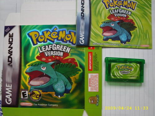 pokemon leaf green gba rom