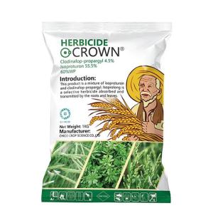Wholesale Organic Fertilizer: CROWN Clodinafop-propargyl 4.5%+Isoproturon 55.5% 60% WP Herbicide