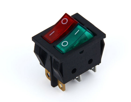 Double Rocker Switch with Light(id:10537257). Buy China Double Rocker ...