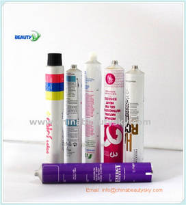 Wholesale flexible package: Cosmetic Hair Color Cream Tube,Cosmetic Packaging Tubes,Empty Aluminum Tubes, Flexible Package Tube
