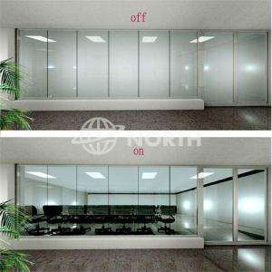Wholesale electrical bell: High Privacy PDLC Switchable Smart Glass Panel, Grey Laminated Smart PDLC Glass