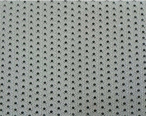 black polyester mesh fabric