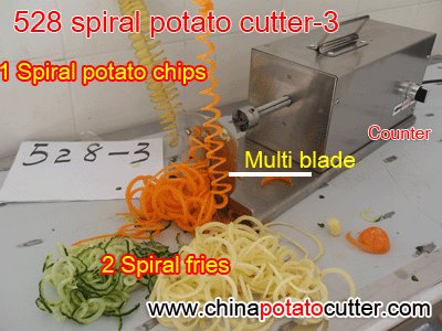 528 French Fry Maker Chipstix Potato Machine(id:5546178) Product details -  View 528 French Fry Maker Chipstix Potato Machine from 528 Spiral Potato  Company - EC21 Mobile