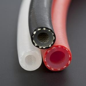 Wholesale silicone hose: China Yozonetech Silicone Platinum Cured Terylene Braided Reinforced Hose Food Grade Manufacturer