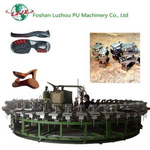 Wholesale shoes: LZ-XC60  Full Automatic Rotary PU Shoe Sole Moulding Machines